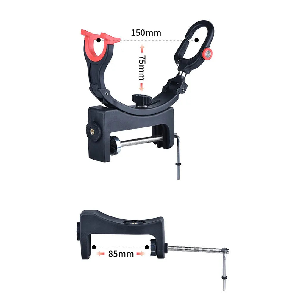 Telescopic Fishing Rod Bracket Adjustable Boat Portable Holder Boats
