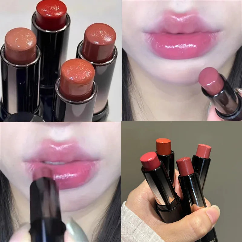 Low Saturation Light Lipstick Nude Brown Long Lasting Moisturizing Zpaxo 03