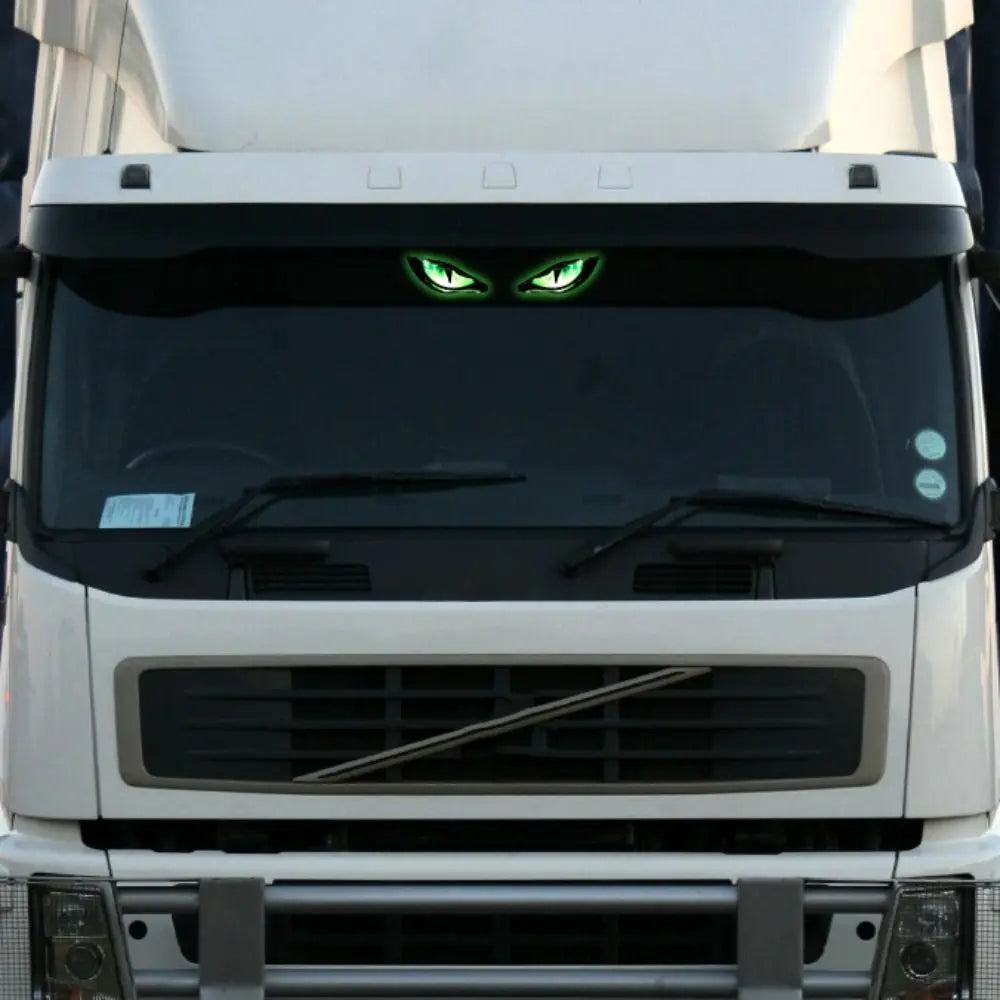Creative Car Demon Eye Light Cool Suction Cup Installation Solar Zpaxo