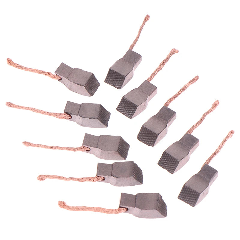 10-Pack DC Motor Brushes – 12V 24V 48V Automotive Fan Motors