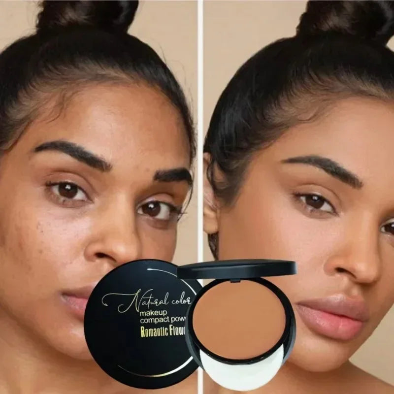 Oil-control Matte Makeup Loose Setting Powder Waterproof Long-lasting Face Concealer With Powder Puff And Mirror Facial Makeup Zpaxo