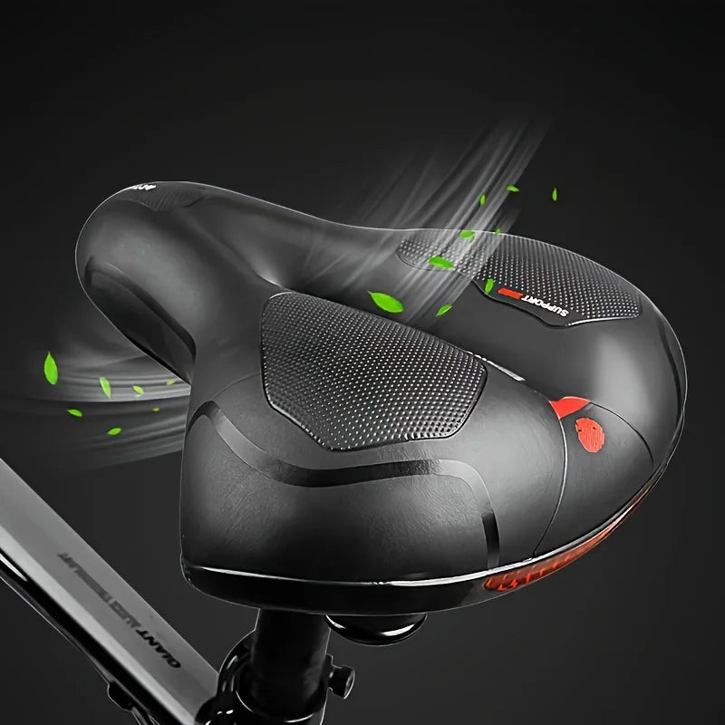Hollow Breathable Bike Saddle Comfortable Shock-absorbing Big Butt