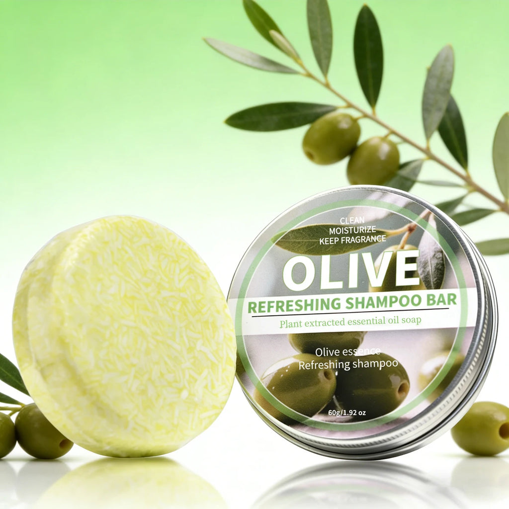 Olive Oil Shampoo Bar & Hand Soap – Deep Clean & Hydrating Olive Shampoo Bar Zpaxo