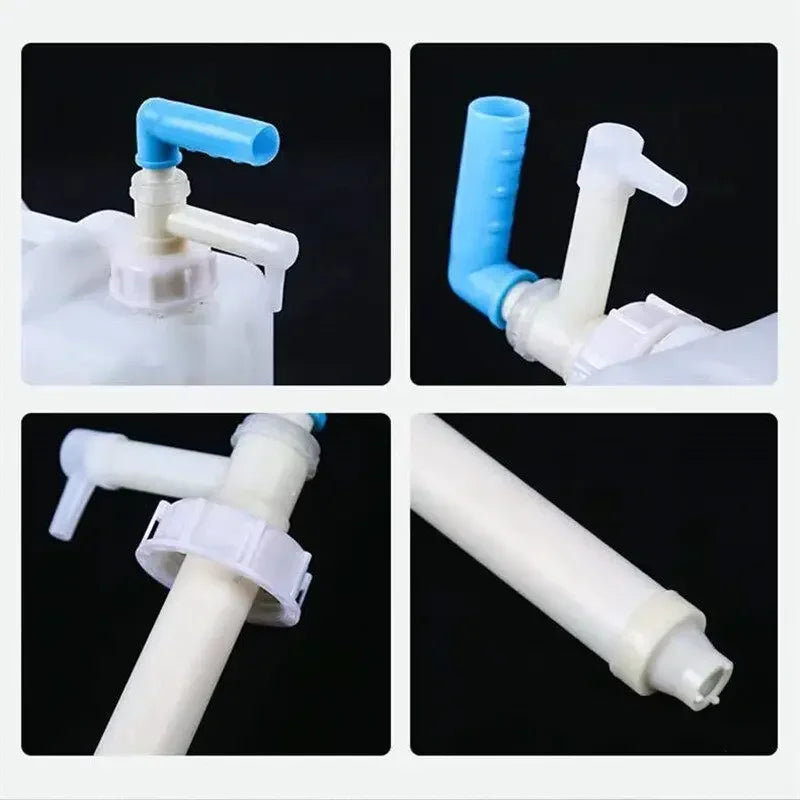Manual Hand Fuel Transfer Pump with Backflow Prevention Manual Fuel Pump Zpaxo