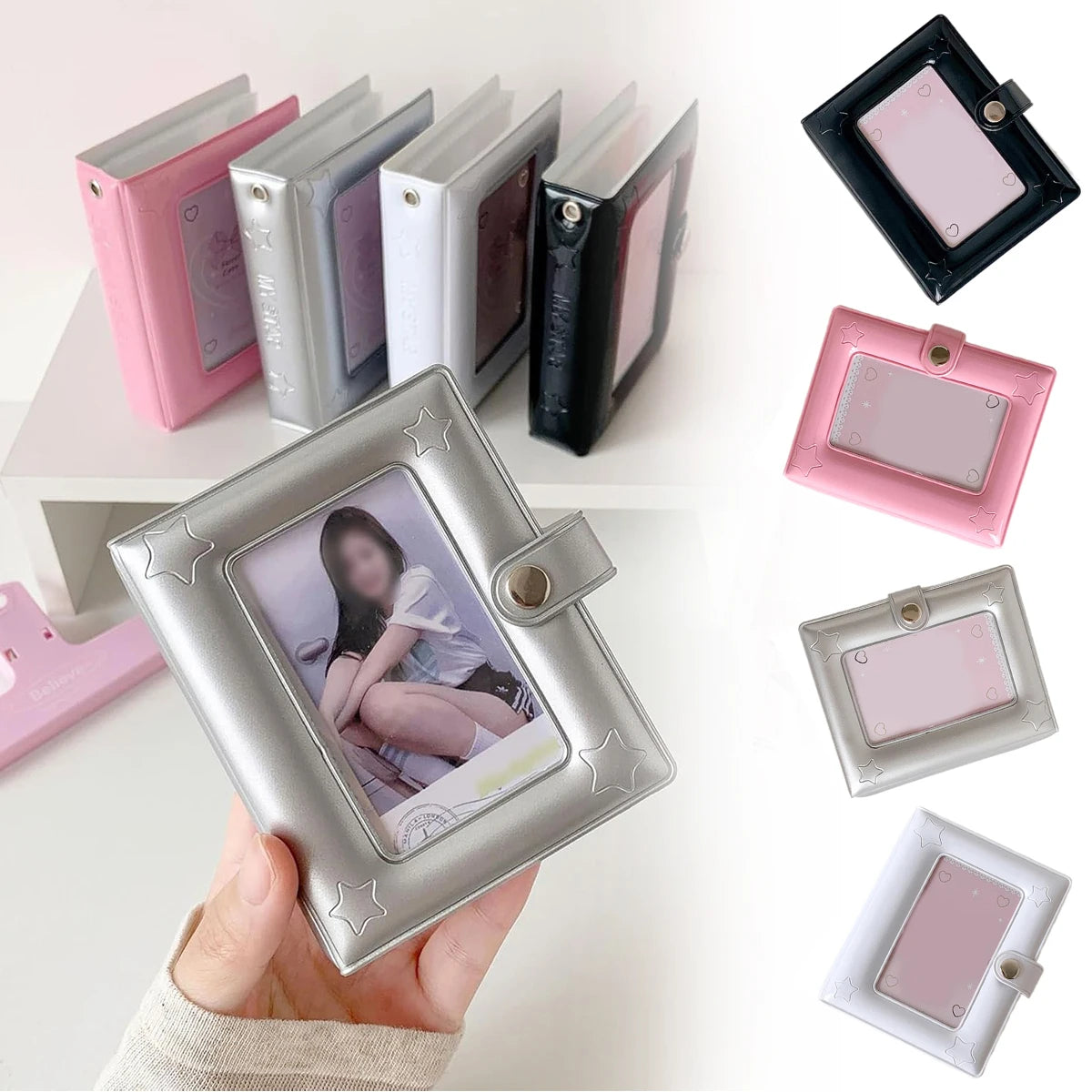 Mini Photo Album 2x3" – 20 Pages Kpop Card & Travel Book