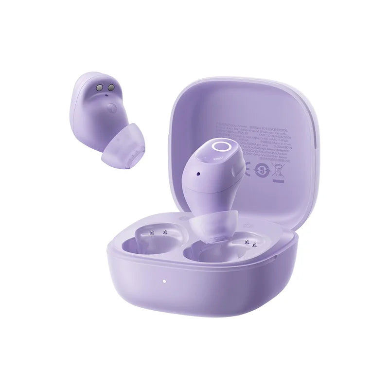 Baseus Bass BD1 Wireless Earphones Bluetooth 5 4 Mini Bean Earbuds Zpaxo Purple uzbekistan