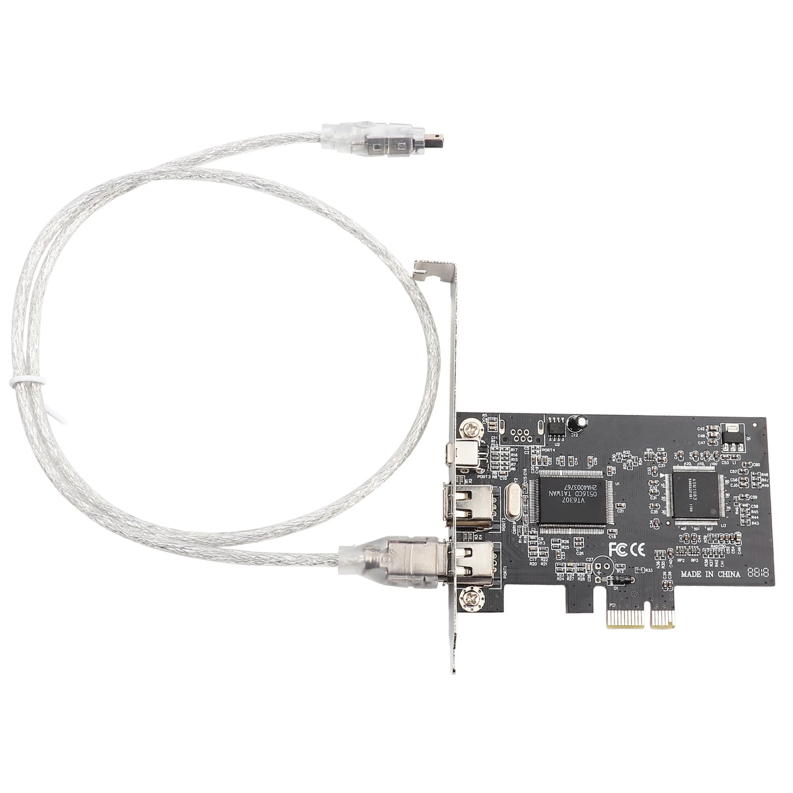 Firewire Controller Card Pci E PCI-E Express 1394a IEEE 1394 Cable