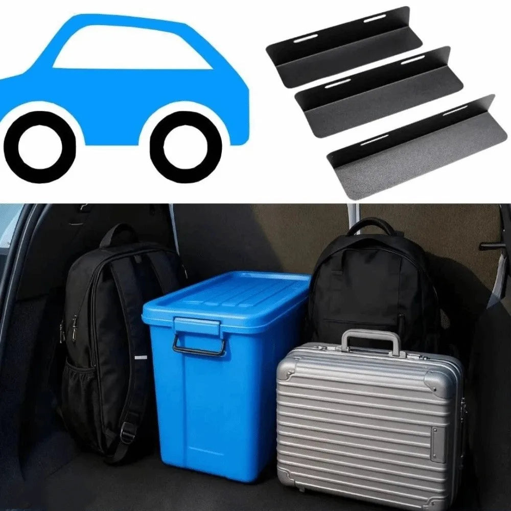 Non-slip Car Trunk Divider Sturdy Locking System Metal Dividers Boot Zpaxo