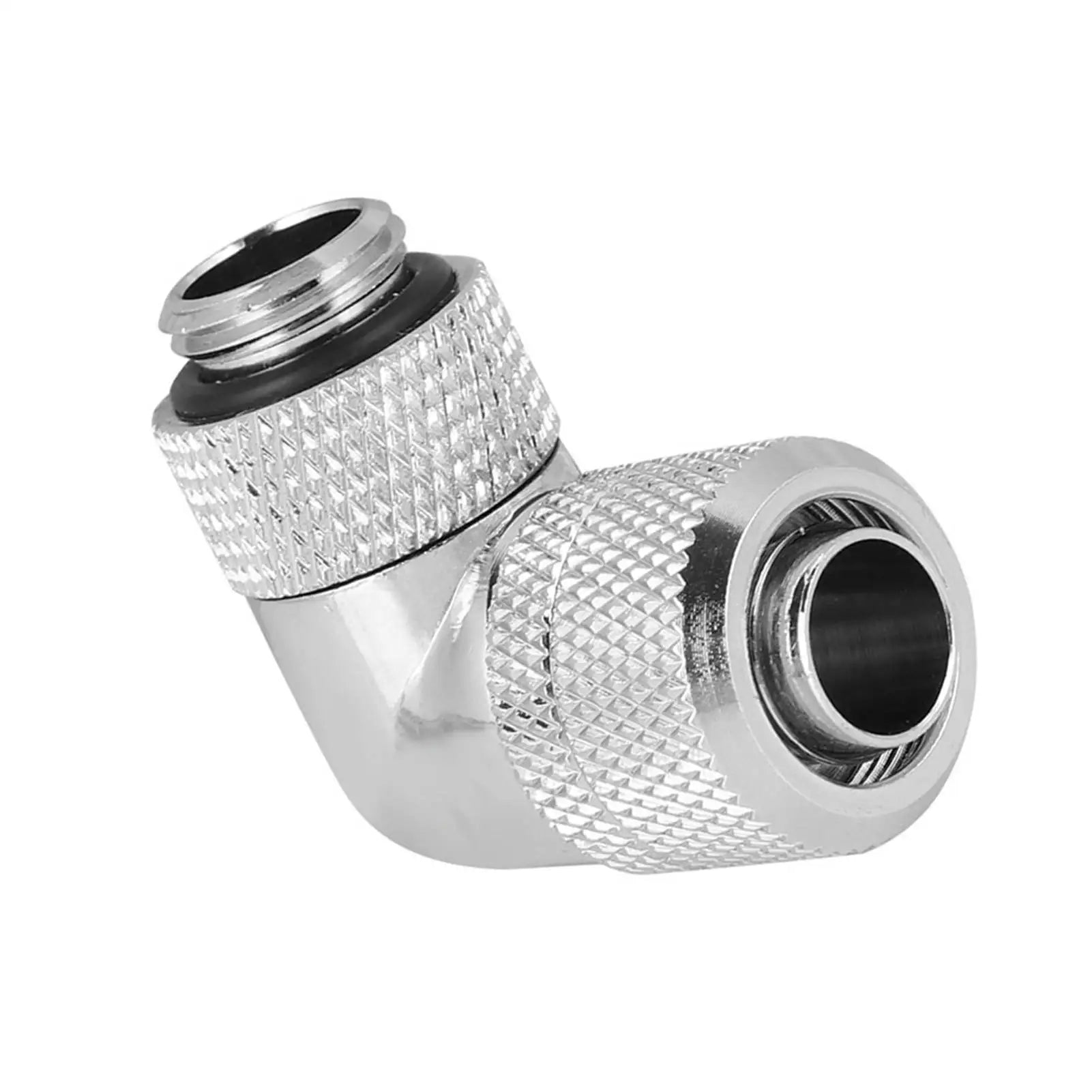 90° Water Cooling Tube Fitting G1/4 2 points thread Thread Water Cooling Fitting Thin Tube 90° Right Angle Elbow Zpaxo