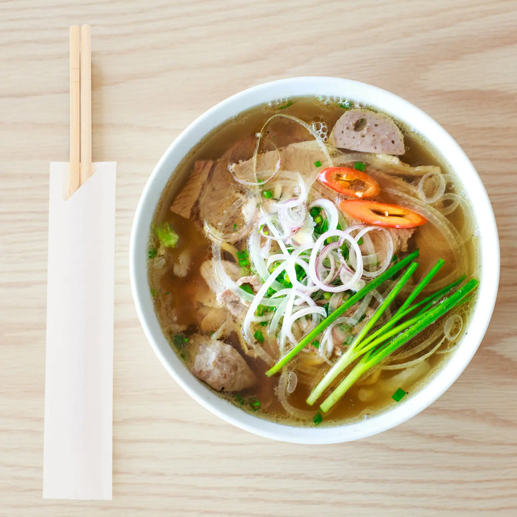 Disposable Chopsticks Sleeves Food-safe Paper Wrapping Bags Tableware