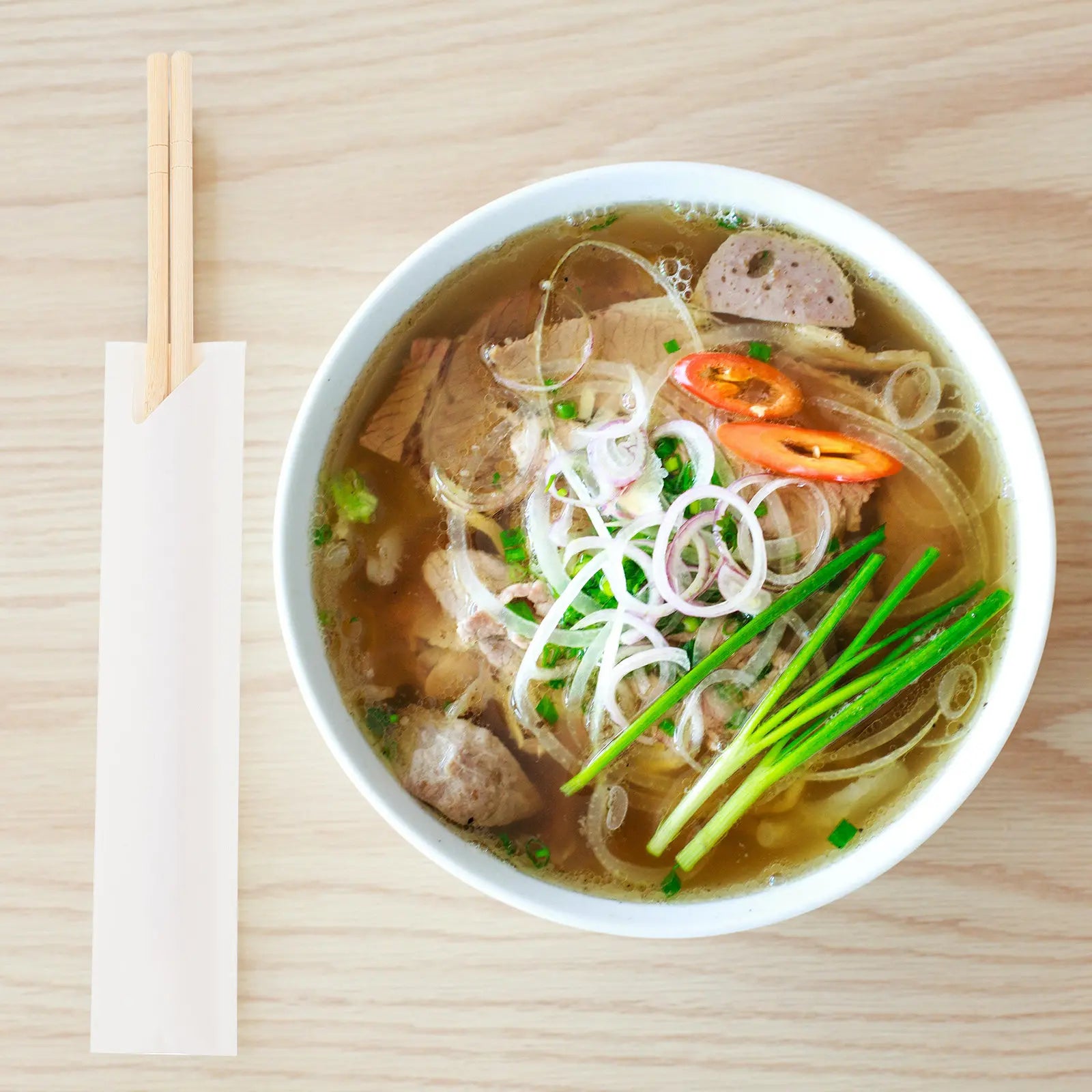 Disposable Chopsticks Sleeves Food-safe Paper Wrapping Bags Tableware