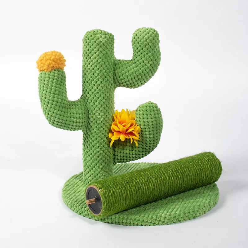 Cactus Cat Crawling Frame Cat Scratching Board Cat Scratching Pillar Integrated Pet Sisal Cat Toy Supplies Tongtian Pillar Zpaxo