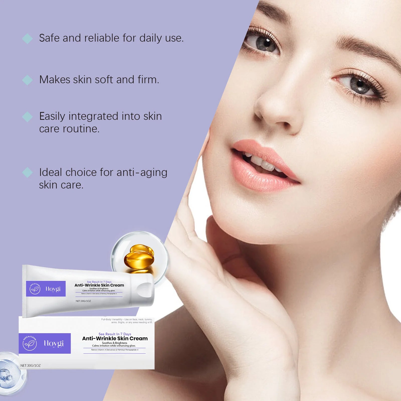 Hoygi Retinol Firming Cream – Anti-Aging Face & Neck Retinol Firming Cream Zpaxo