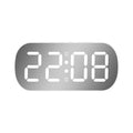 Dimmable LED Mirror Digital Alarm Clock Multi-function Snooze