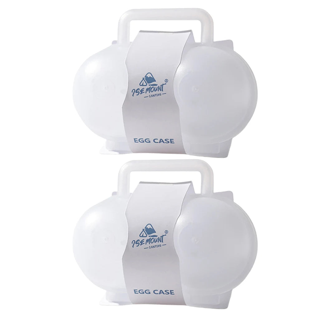 1 2 Grid Egg Box Container Anti-fall Organizer Anti Shake Boiled