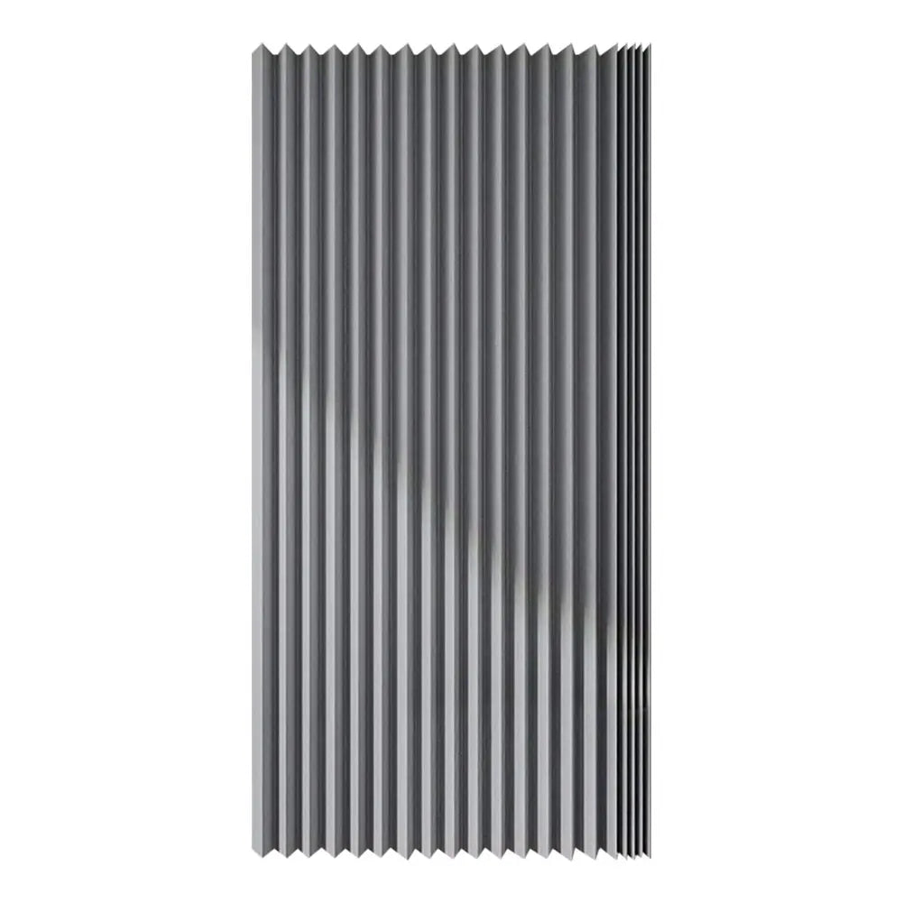 Foldable Magnetic Bath Curtain Waterproof Bathroom Curtain with 14 Hooks Privacy Bathroom Divider Modern for Bathroom Zpaxo Grey