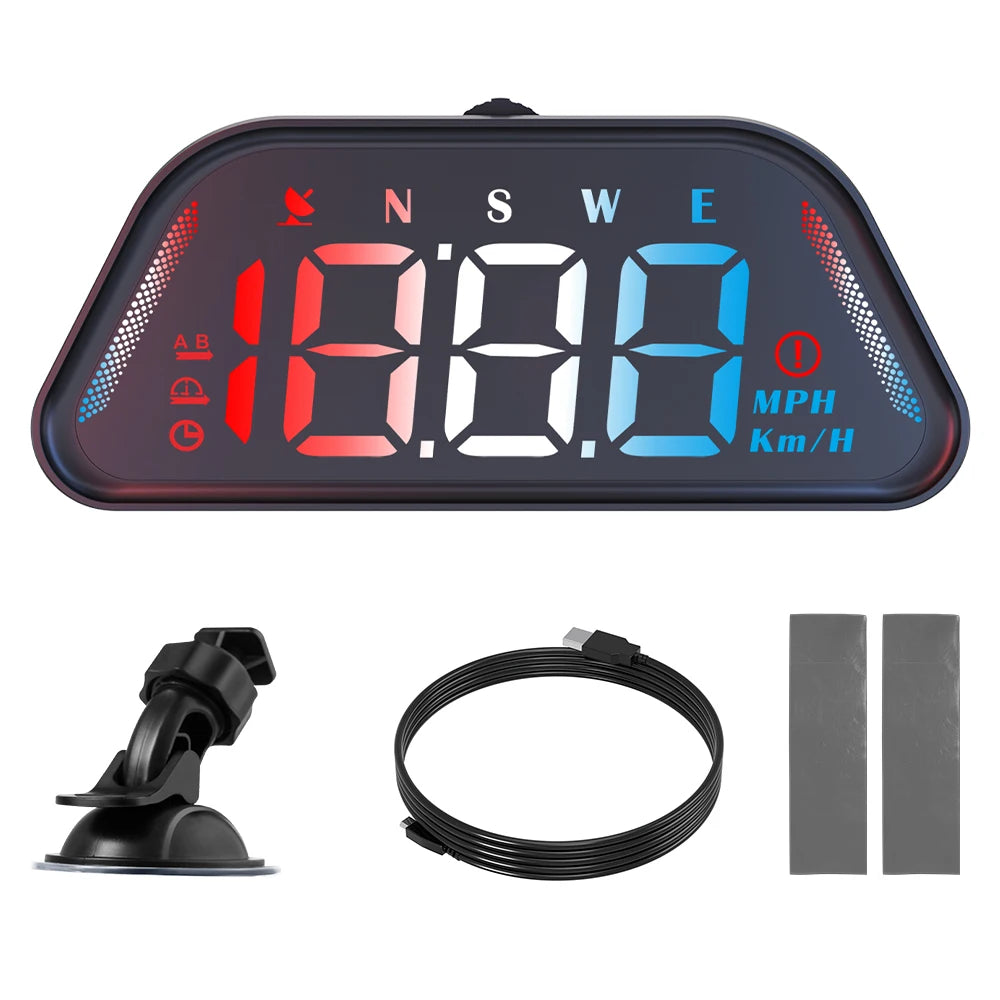 G23 Car HUD Digital Head Up Display Universal Speedometer 12V Clock