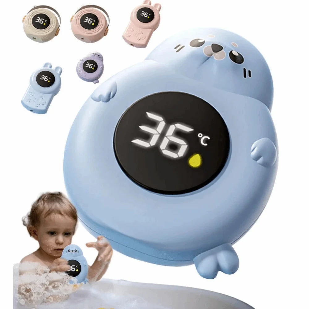Water Resistant Tub Temperature Gauge Upgraded Sensor High Accuracy Bath Thermometer IPX7 Waterproof Floating Design Zpaxo