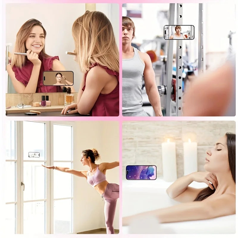 Silicone Suction Cup Phone Holder & Card Wallet | Selfie Grip