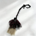 Halloween Witch Broom Plastic Witch Broomstick Broom Props Cosplay Broomstick for Halloween Costume Party Supplies Props Broom Zpaxo black
