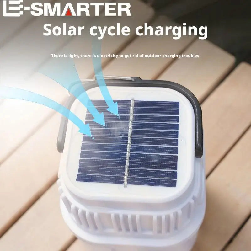 ESMARTER Solar & USB-C LED Camping Lantern – Portable Light