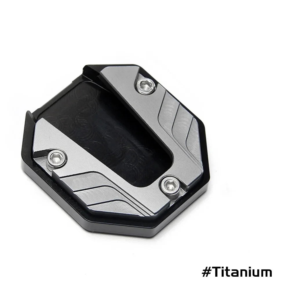Aluminum Alloy Motorcycle Kickstand Side Stand Pad 1/2/4 Pack