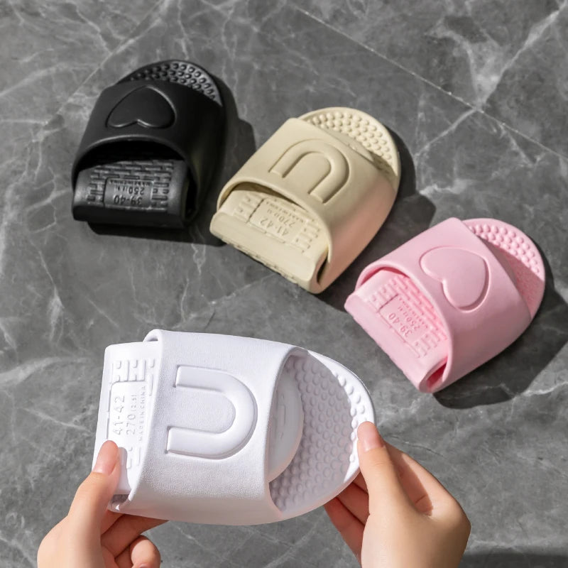 Portable Slippers Indoor Use EVA Lightweight Foldable Travel Hotel