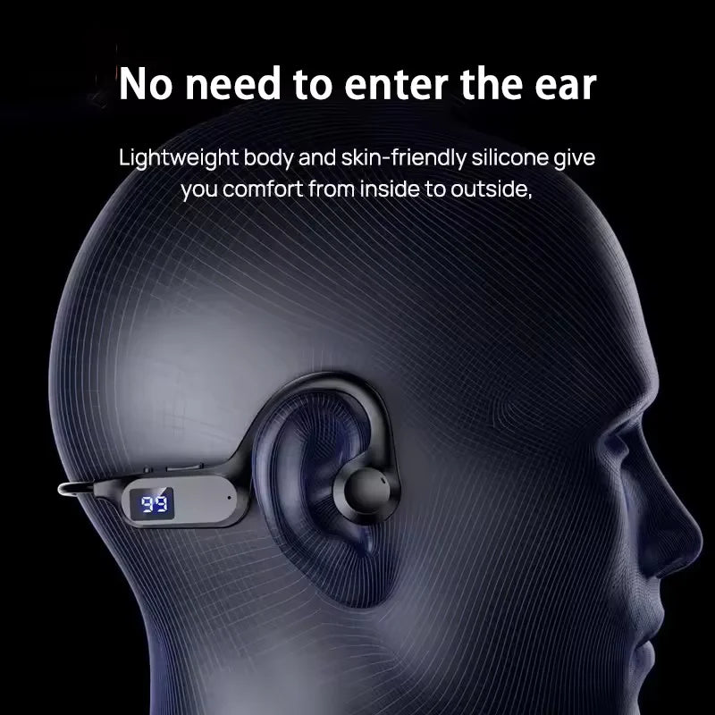 X7 Bone Conduction Wireless Earphone Sport Swimming Bluetooth 5 3