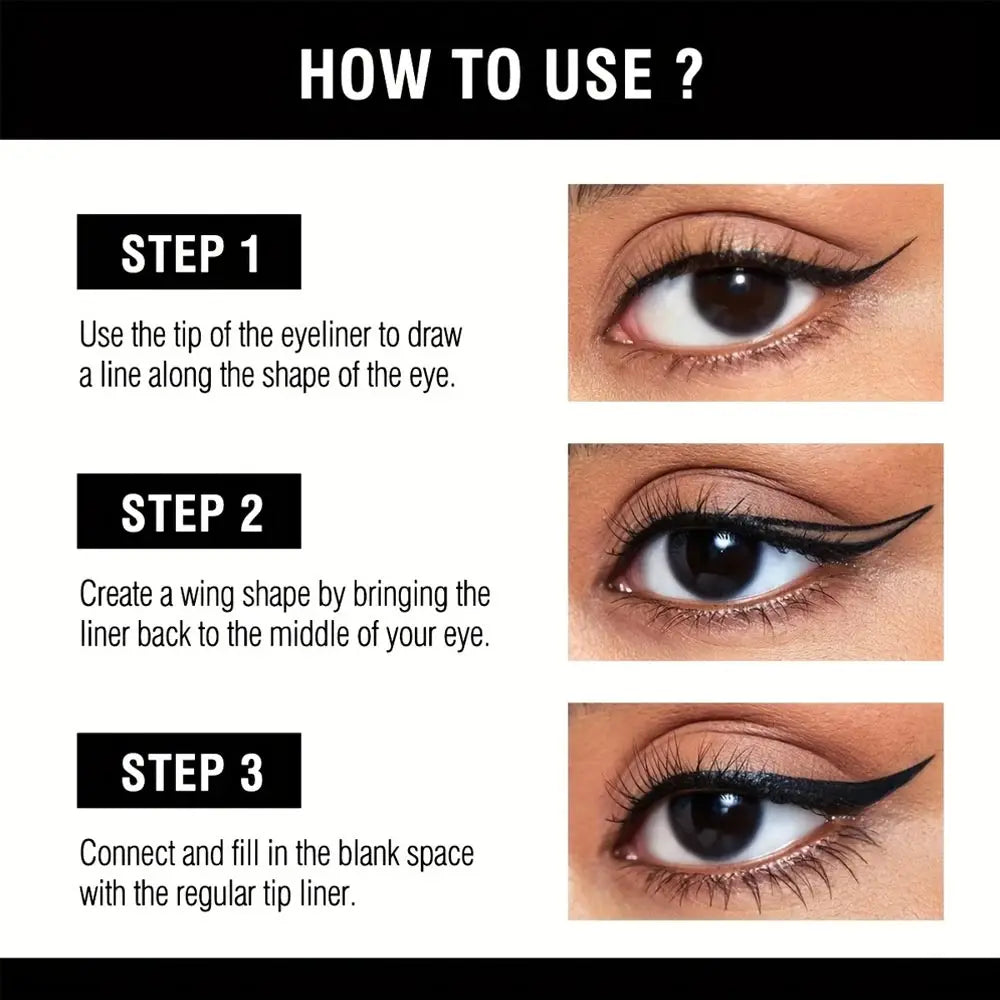 Waterproof Black Brown Eyeliner Pencils-smudge-proof Long-lasting