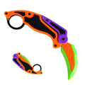 Fidget Cutter Toy 3D Printed Gravity Folding Sensory Spinner Carrot Cutter Toy For Adults Travel Work Home School Station Party Zpaxo Green China Mainland