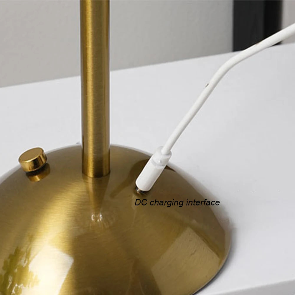 Nordic Pleated Nightstand Lamp USB Charging Decorative Night Light