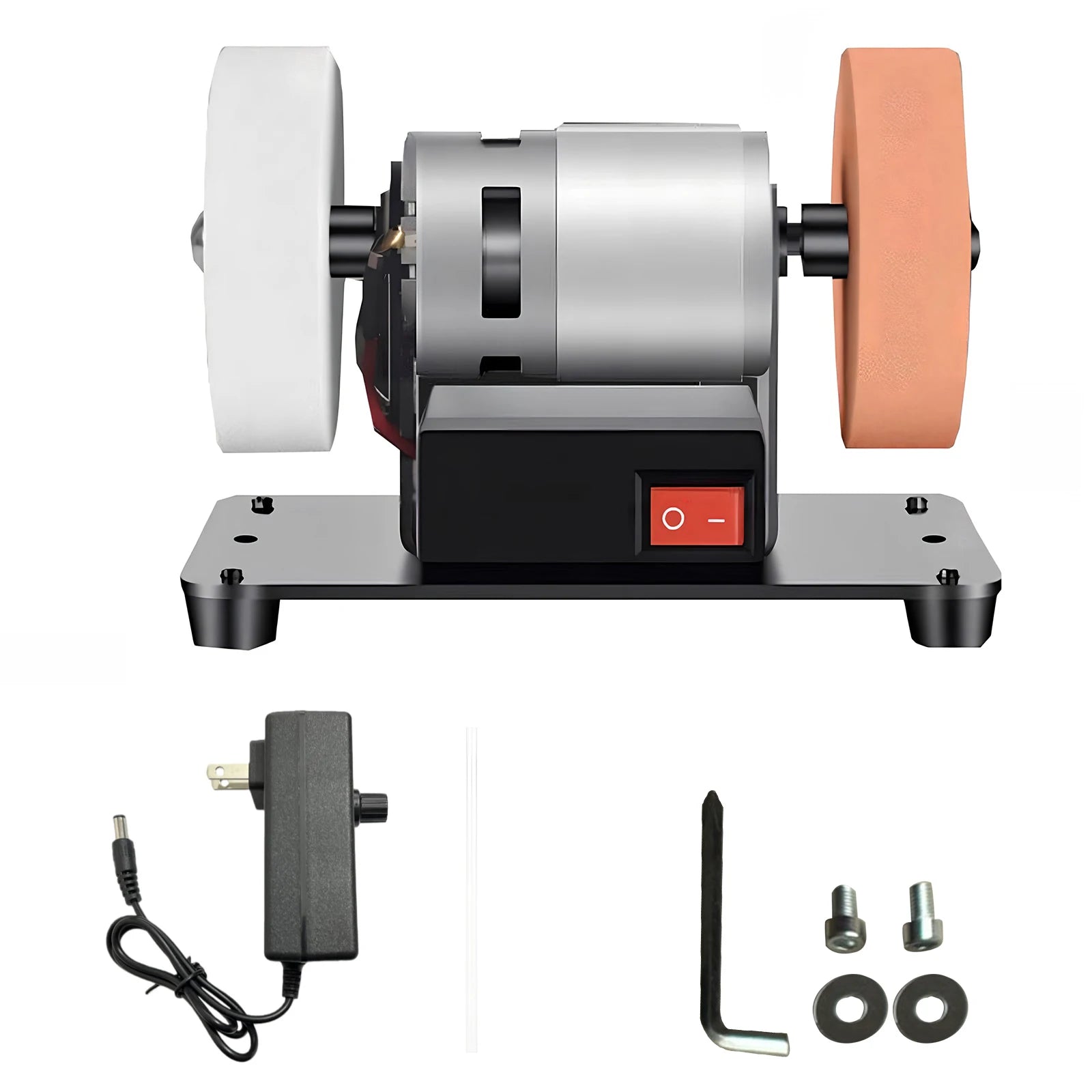 Multifunctional Grinding Polishing Machine 2 Wheels Electric Bench