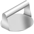Stainless Steel Smash Burger Press Hamburger Patties Meat Masher Circular Meat Press Mold for Deli Meats Kitchen Accessories Zpaxo Silver Circular