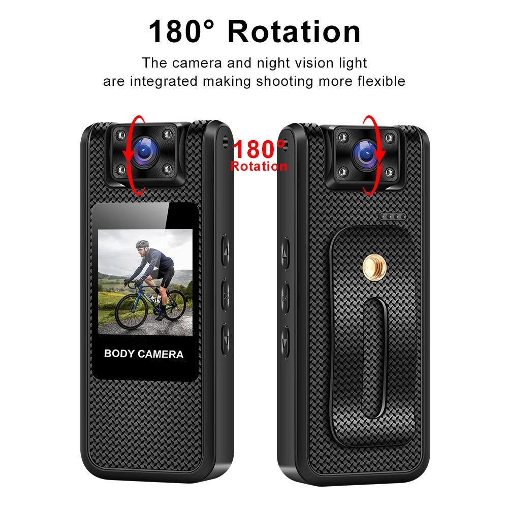 4K WiFi Mini Camera Ultra HD Portable Digital Video Recorder with Infrared Night Vision for Police BodyCam Sports DV And Riding Zpaxo