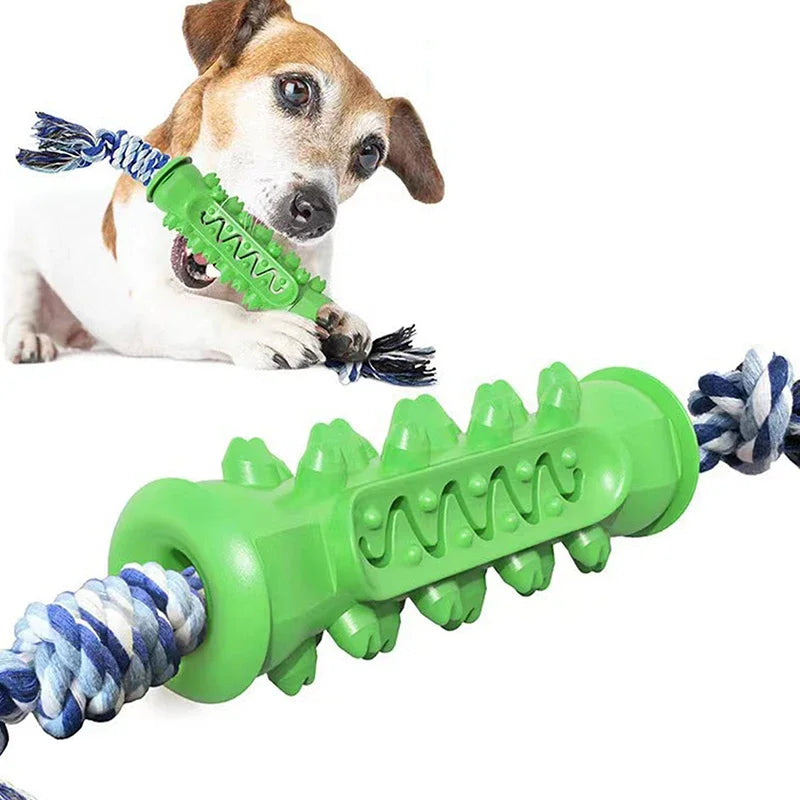 Rubber Dog Molar Toothbrush Toys Chew Cleaning Teeth Safe Puppy Dental Care Soft Pet Cleaning Toy Supplies Pet Accessories 1PC Zpaxo 9