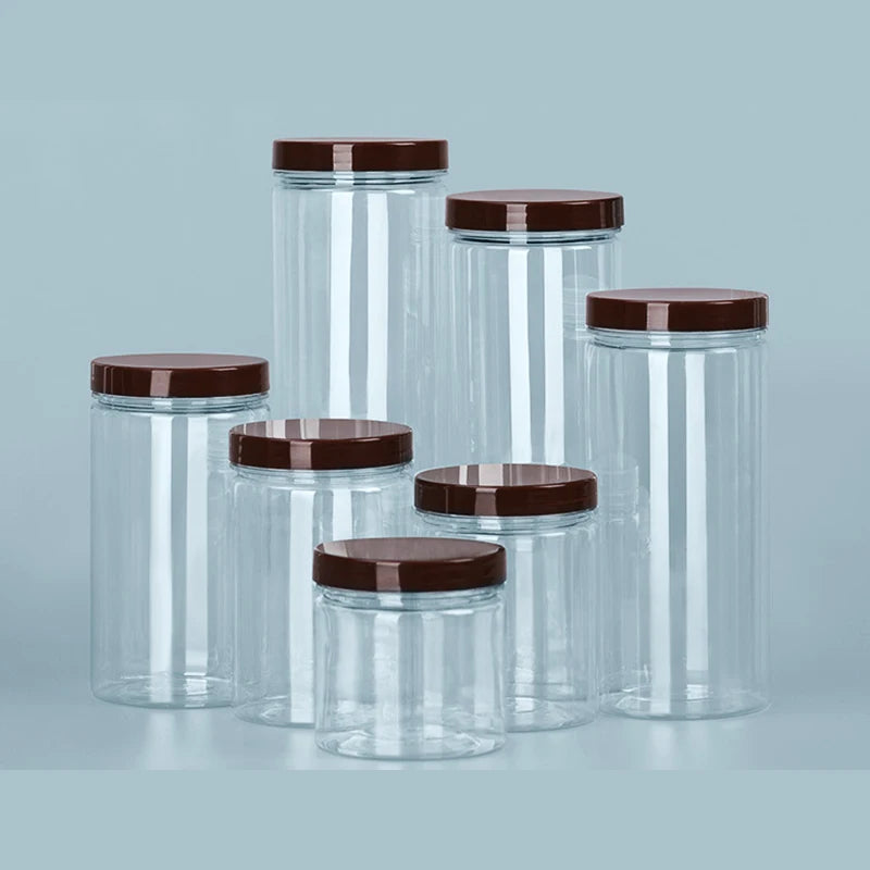 PET Airtight Food Storage Jar – Wide Mouth Sealed Container Food Storage Jar Zpaxo