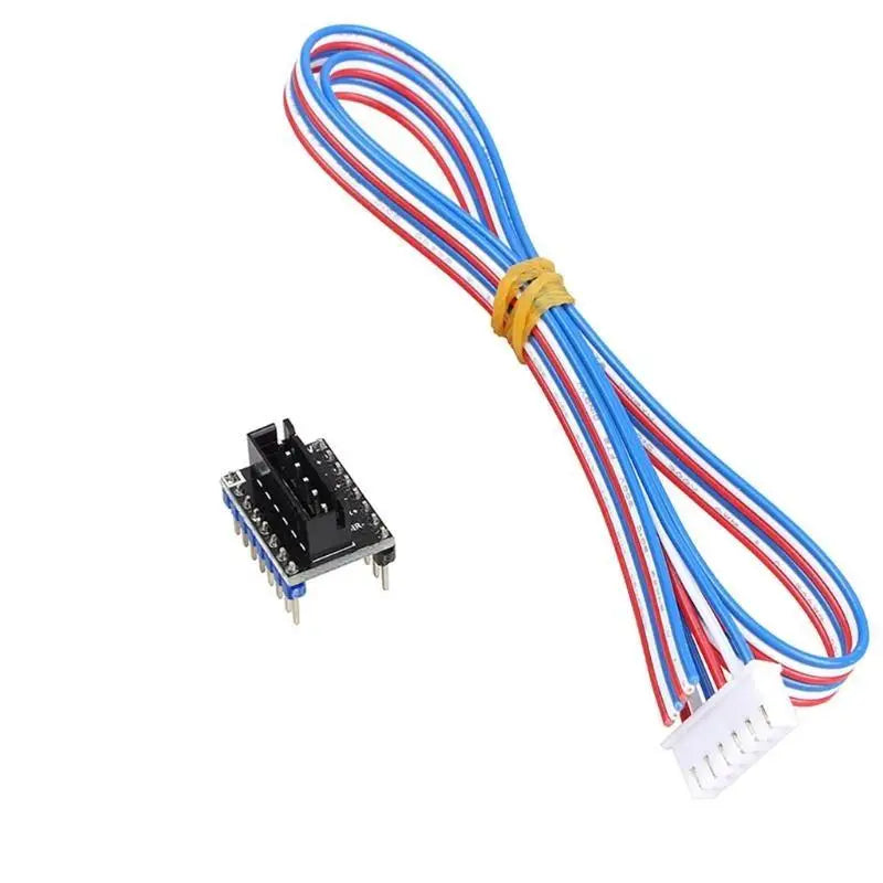 652F 1PC External High Power Switching Motor Driver Adapter Module for Microstep Driver 3D Printer Board for w/ 50cm 6pin Cab Zpaxo