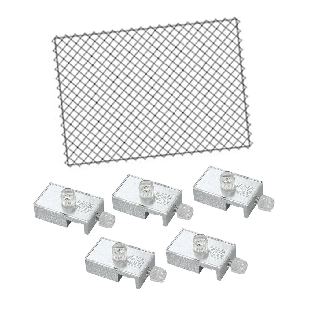 Aquarium Screen Net for Fish Tank Pet Supplies Aquarium Cover with Aluminum Clamp Mesh Screen Netting Clear Netting Zpaxo