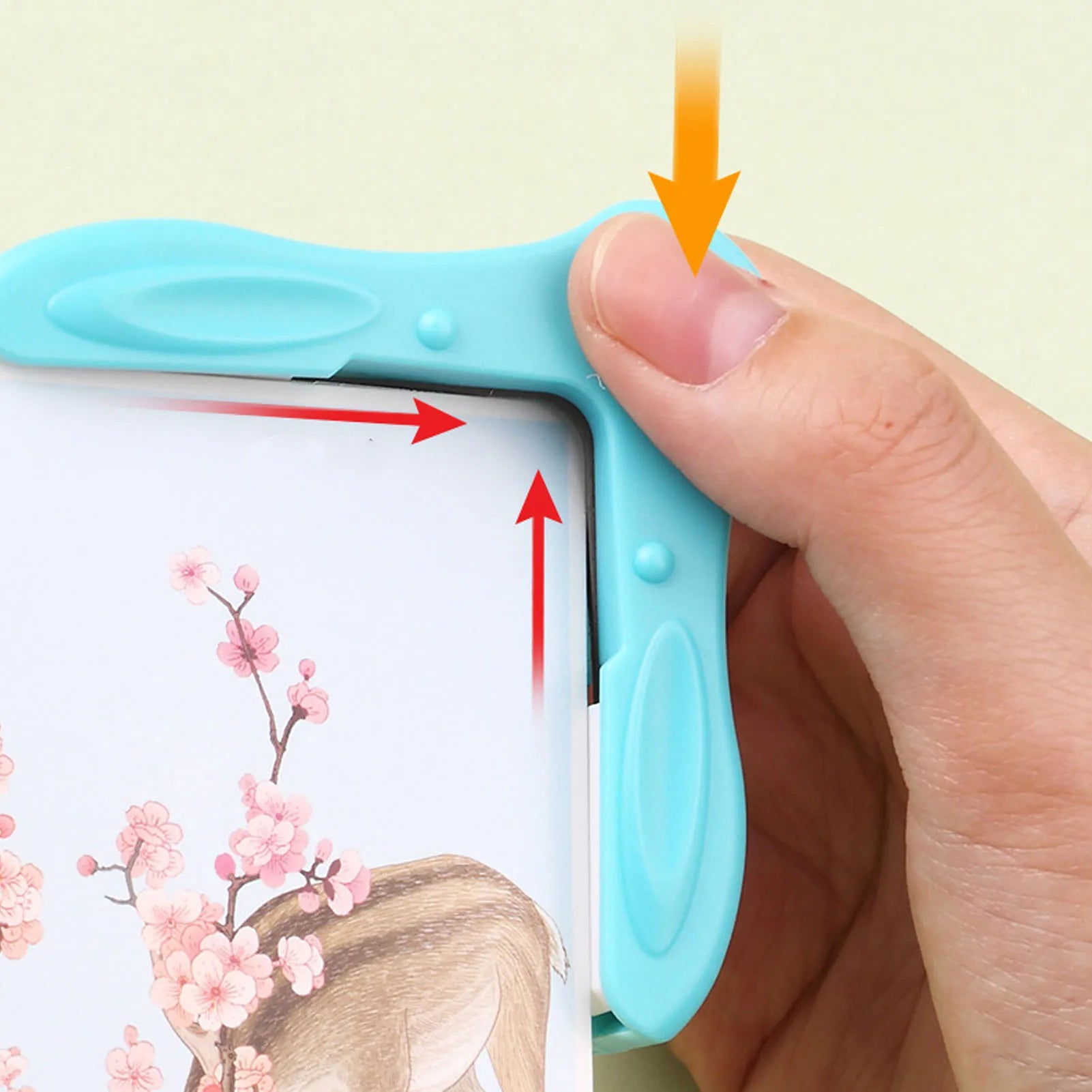 R5mm Round Corner Cutter Punch Corner Cutter for Crafts Laminate Photo Scrapbooking Card Making 4 Sheets A4 Paper 80G Capacity Zpaxo