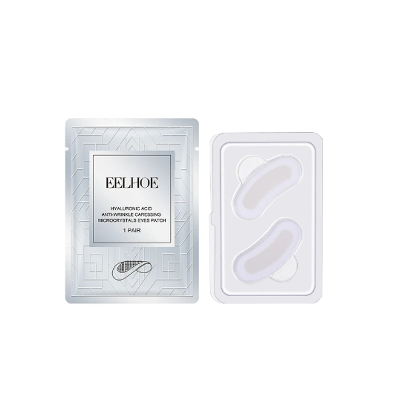 Eelhoe Micro-Needle Hyaluronic Acid Eye Patch | Anti-Wrinkle Eye Treatment Patch Zpaxo 1pair