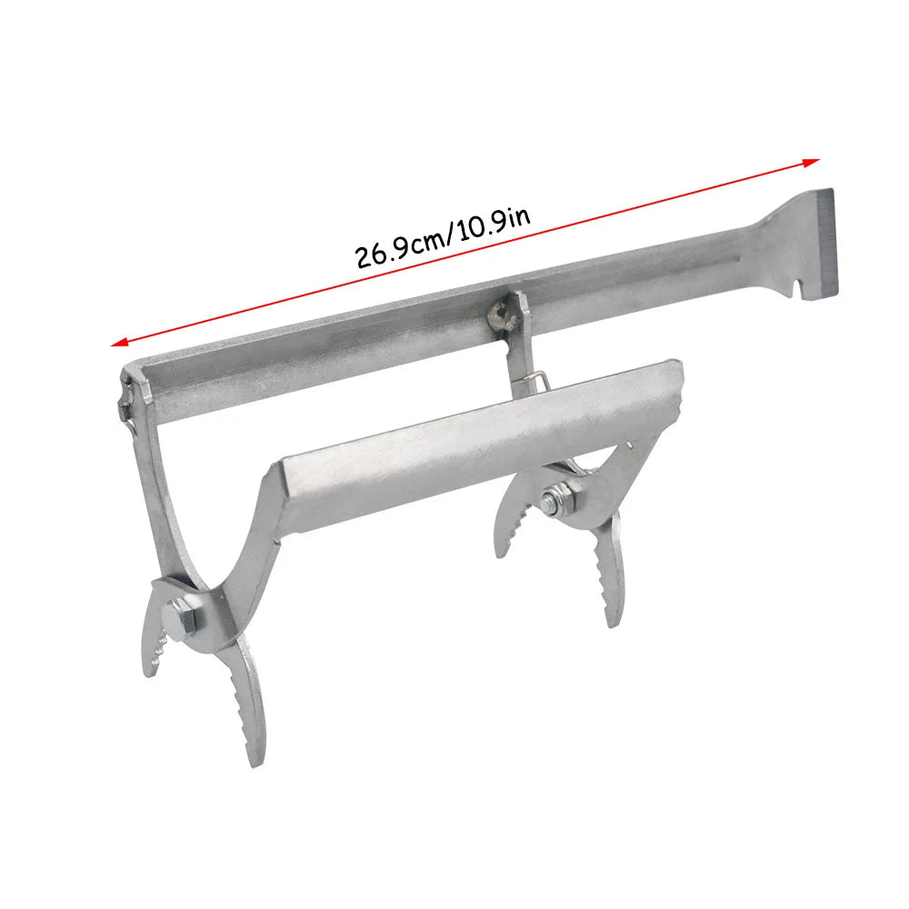 Stainless Steel Shovel Splint Clip Metal Scraper Clips Multi-function