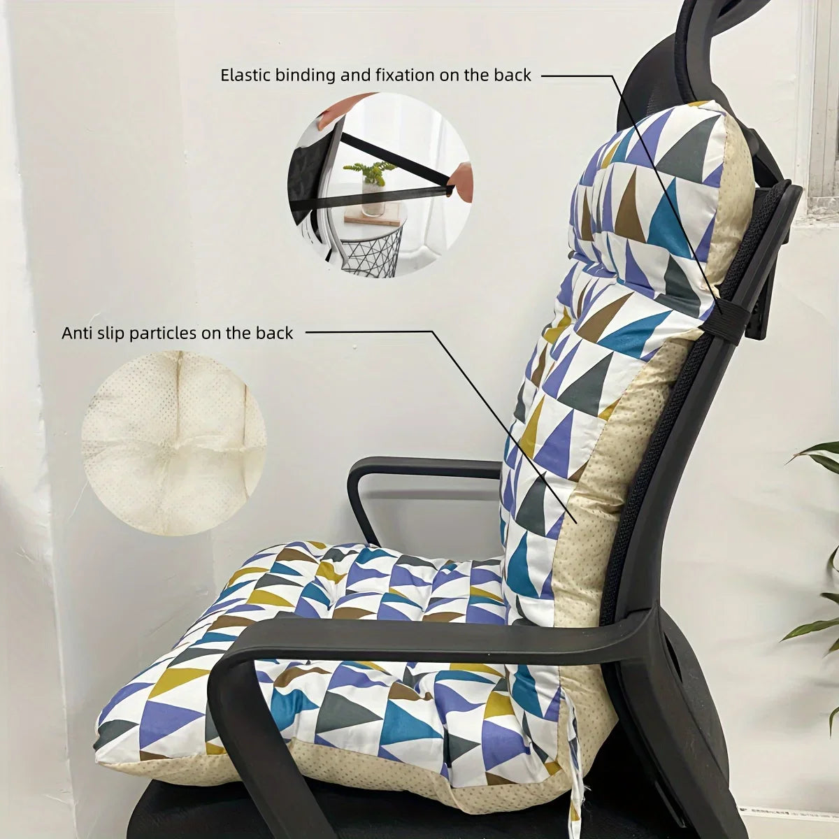 Ergonomic Chair Cushion with Backrest Support – Home & Car Seat Cushion Zpaxo