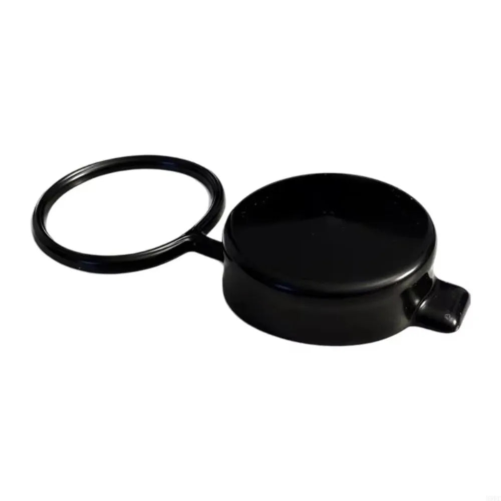 Plastic Protective Gas Caps Cover Funnel Bundle Dustproof Capless Port Cover 2.375 Inch Waterproof Tethered Gas Cover Zpaxo Black