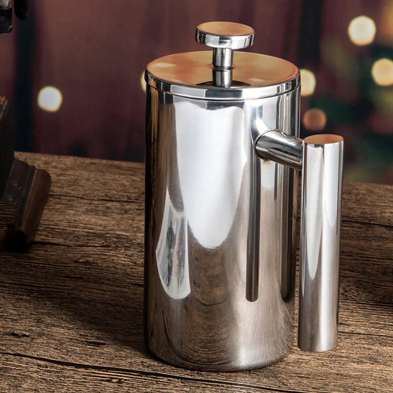 350ml/800ml/1000ml French Press Coffee Maker Stainless Steel Double Walled Insulated Coffee Maker Pot Stainless Steel Kettle Zpaxo