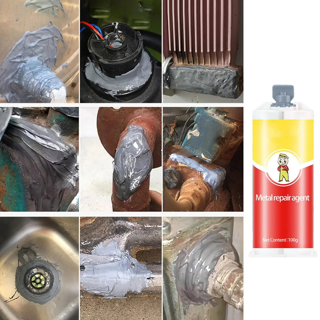1pc Metal Repair Adhesive Glue Welding Glue for Metal Heavy Duty High Temperature Resistant Sealants for Stainless Steel Jewelry Zpaxo
