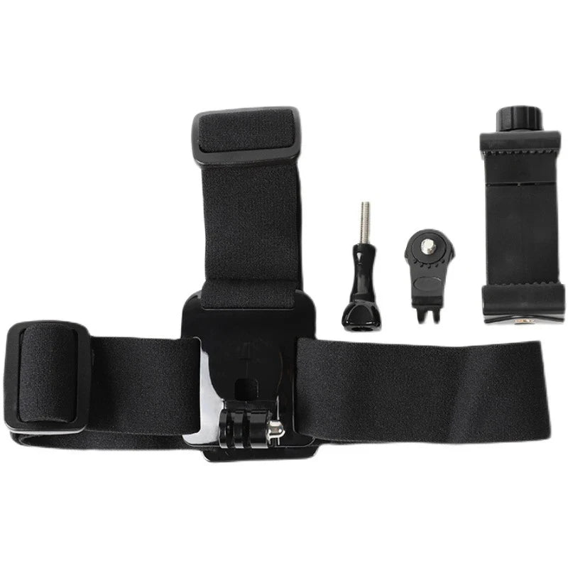 Headband Mobile Phone Mounting Smartphone Stand Phone Headband Strap For Outdoor Insta360 AKASO SJCAM Sports Camera Accessories Zpaxo 1 Set