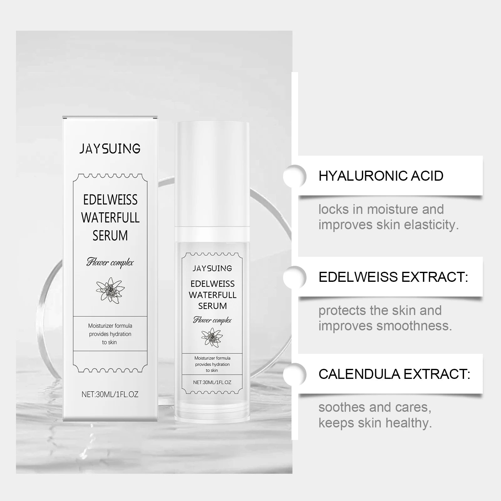 Jaysuing Hyaluronic Acid Serum – Hydrate, Brighten & Anti-Aging Facial Serum Zpaxo