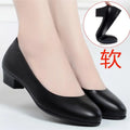 Spring Work Shoes Black Professional Women Heels Pumps Low-heeled Zpaxo Black 119 40 CN