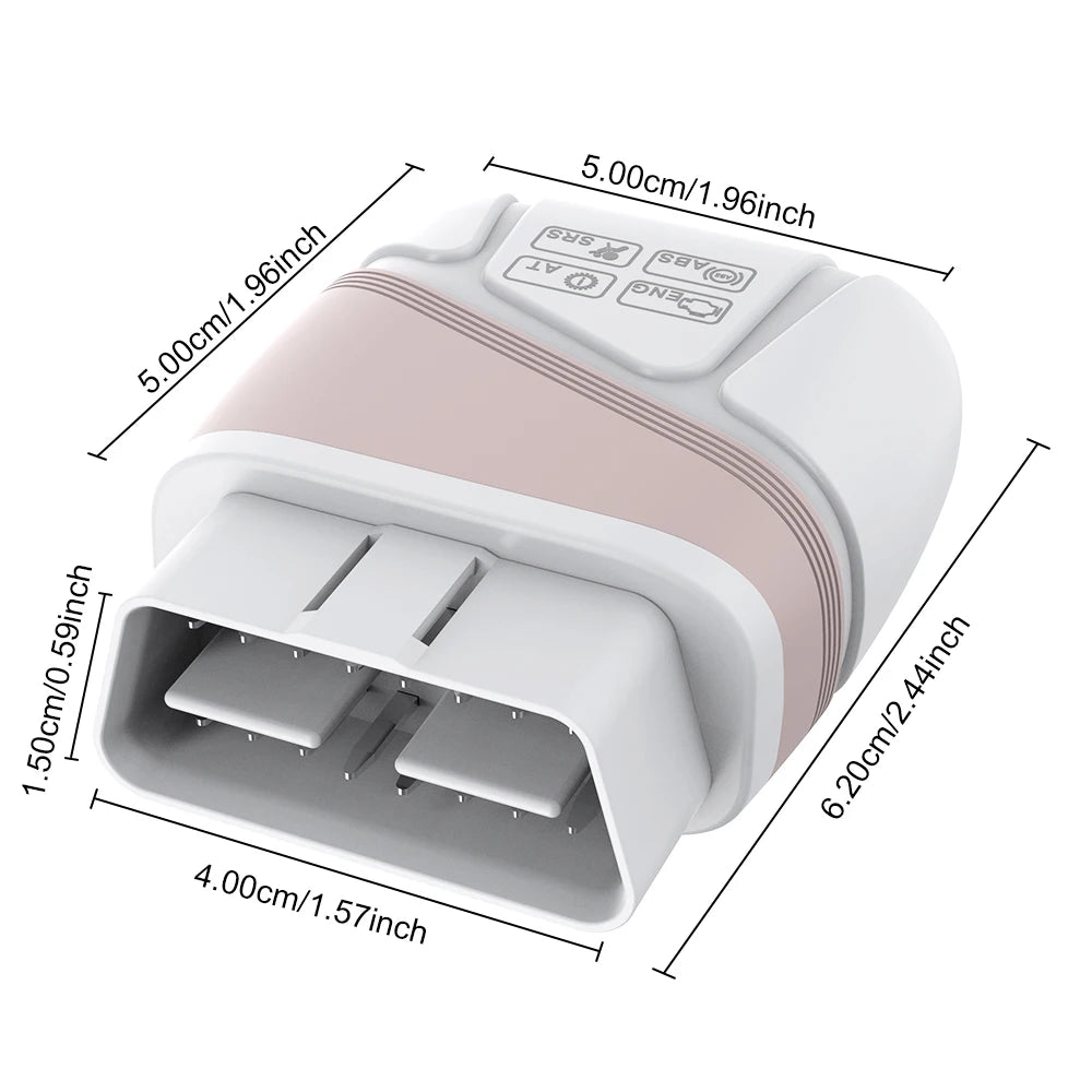 OBD2 Scanner Wireless Fault Code Clear Car Reader OBD II Diagnostic