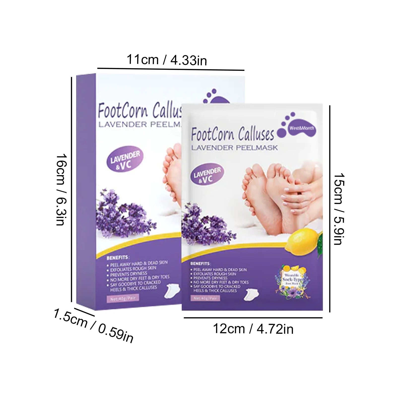Hoygi Tea Tree Foot Scrub – Exfoliate & Soften Dry Feet Foot Scrub Zpaxo 2 pairs
